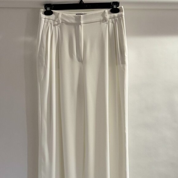 Paul & Joe Paris Chic White Tailored Dress Pants, Size US 10 - Picture 1 of 9